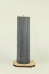 Sojavahast k&uuml;&uuml;nal, Silinder, must, 5,5x19,5 cm, 500 g