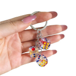 Vaigust T&auml;ringu V&otilde;tmehoidja: 3D Mitmev&auml;rvilised T&auml;ringud, 1.3cm, Metallr&otilde;ngas., Skaidri gėlių spalva