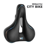 (801153V&auml;rviline)WEST BIKING Jalgratta sadul MTB Mountain Road Bike Seade PU-nahast t&auml;idisega rattapadi Mugav p&otilde;rutuskindel jalgratta sadul, (-0801153Spalvota)