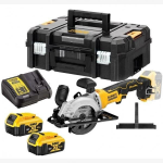 Ketassaag DeWalt 18V, 2 x 5Ah, 115mm, DCS571P2-Qwtstak kohver