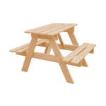 Puidust laud lastele Timbela M012-1 - A50 x 81 x 60 cm