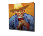 Reproduktsioon Portrait of Patience Escalier (Vincent Van Gogh)