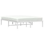 kaheinimese voodi，t&auml;iskasvanu voodi，metallist voodiraam, valge, 140x190 cm CFE4036743