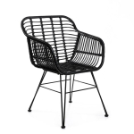 JARDIN Must kootud tool 57x62x81 cm