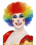 Parukas "Crazy Clown", 6 v&auml;rvi