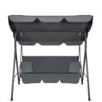 Aiakiik katuse ja patjadega, hall