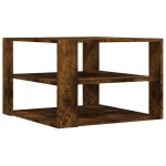 kohvilaud，tugitoolilaud，diivanilaud, suitsutatud tamm, 59,5 x 59,5 x 40 cm, tehispuit CFE620410