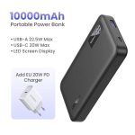 Akupank Ugreen 22.5W 10000Mah Power Bank kiire laadimine iPhone ja Xiaomi - 10000Mah EL -laadija