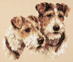 Tikkimiskomplekt Magic Needle "Fox Terriers" 59-26