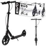 Evo kokkupandav kaherattaline linnaroller Street Rider 200 Black koos jalaga 8+