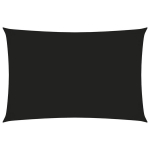 vidaXL oxford-kangast p&auml;ikesepuri, ristk&uuml;lik, 2,5 x 4,5 m, must