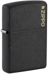 Zippo tulemasin 236ZL Classic Black Crackle&reg; Zippo Logo