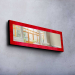 Peegel 40120MA-052, 40x120 cm, punane