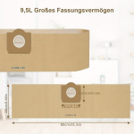 12 tk paberist tolmuimejakottide komplekt &ndash; &uuml;hildub K&auml;rcher WD3-ga