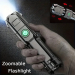 Laetav LED Taskulamp Zoomiga, LED žibintuvėlis - 400 mAh