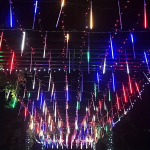 USB Toitega LED Meteooridu&scaron;&scaron; Tuled, Sinine