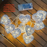 S&uuml;damekujundusega LED Patarei Tulerida