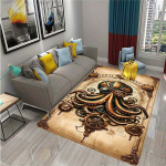 Steampunk Mehaaniline Kaheksajalg Vaip,  120 cm x 160 cm / 47,24 colio x 63 colio