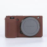 Pehme Kaamera&uuml;mbris Sony Rx100 Iii Iv V Vi Rx100 Vii Zv1 Zv-E10 Kummist Kaitsev B Jaoks_Sony ZV-E10 Coffee