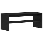 telerikapp，TV Kapp，telerialus Must tamm 100x40x40 cm Engineered Wood CFE836458