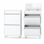 Jalatsiriiul Fluxar SC-1236 94,5x55x28 cm valge