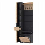 Jalatsiriiul Fluxar SC-1004 80x36cm must, Artisan Oak