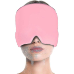 Geeli kuuma k&uuml;lma teraapia peavalu, migreen - keemiaravi kattekatted - must product_pink