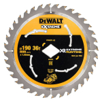 DeWalt saeketas Extreme Runtime 190 mm 36Z, rombikujulise kinnitusega