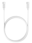 Kabel USB-C USB-C Valge 1m Samsung Galaxy A05 / A05S / A15 4G / A15 5G / A25 5G / A35 5G / S23 FE Phonillico&reg; jaoks