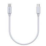 Kaabel 20 cm USB-C Lightning laadija valge iPhone 12 / 12 MINI / 12 PRO / 12 PRO MAX / 11 / 11 PRO / 11 PRO MAX / SE Phonillico