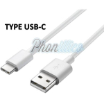 USB-C Kaabel Valge Laadija &uuml;hilduv Samsung Galaxy A5 2017 - Phonillico&reg;