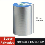 1 Rull Super Adhesive Veekindel But&uuml;&uuml;lteip, Kuumakindel, Lekkevaba Tihend., 500 * 30 cm / 196 * 11,8 colio