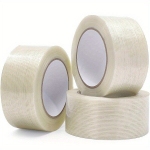 Mono kiudpaelteip, 5.08cm&times;32.0m, 128.02m kokku, Klaaskiuga tugevdatud pakketeip, Lisapaksus 5.5 milli., 3