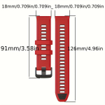 18mm/20mm/22mm Silikoonist kellarihm Xiaomi, Galaxy Watch, Amazfit jaoks