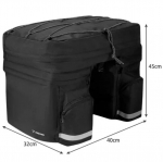 Jalgratta pagasikott 60 l, must