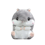 Kallis plush hamster ummistab loomam&auml;nguasju tekiga_z_gray_with tekk