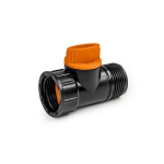 &Uuml;hendus ventiiliga 3/4" Bradas BLACK LINE