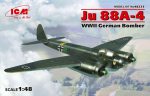 Kokkupandav mudel ICM 48233 Ju 88A-4, WWII German Bomber 1/48