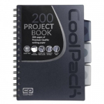 Spiraalk&ouml;ites m&auml;rkmik CoolPack, A5, 200 lk, ruuduline, hall