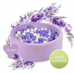 MeowBaby&reg; Lavendli mudeli kuivpallibassein 250 tk &uuml;mmargune valmis komplekt