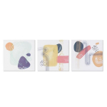 Maal DKD Home Decor Abstraktne Kaasaegne (40 x 1,8 x 40 cm) (3 &Uuml;hikut) (12 &Uuml;hikut)