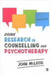 Doing Research in Counselling and Psychotherapy 4th Revised edition