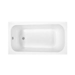Nurgavann REA Gloria 120 Valge, 120x70x56cm