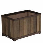 Keter Lillepott 29213624533 45.5 x 76 x 45.5cm, 6.70kg, DecoCoat&trade;, kastmiss&uuml;steem, veetaseme indikaator, Brown