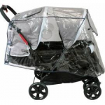 K&auml;ru vihmakate Bambisol Habillage Pluie Double, veekindel ja tuulekindel