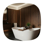 Peegel Rea Top 70X70 70X70X2
