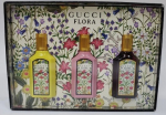 Komplekt Gucci Flora Gorgeous Gardeniamini naistele: EDP Flora Gorgeous Gardenia Eau de Parfum, 5 ml + EDP Flora Gorgeous Gardenia Eau de Parfum Intense, 5 ml + EDP Flora Gorgeous Orchid Eau de Parfum, 5 ml