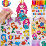 Teemantmosaiikkleebised lastele - loominguline komplekt