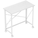 Kirjutuslaud 80x40x75 cm Valge Terasraam