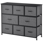 Kummut 8 riidest sahtliga, 100 x 30 x 78,5 cm, hall